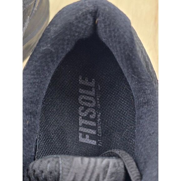 Nike Dual Fusion Run 3 Black/Black-Anthracite  Running Shoes Womens Sz 7.5 - Picture 5 of 8